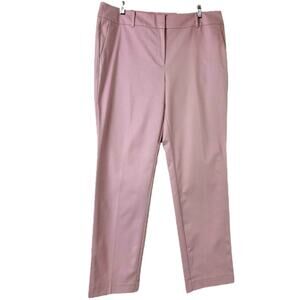 Ann Taylor New Pants Modern Slim Fit Mid Rise Ankle Blush Pink Women’s Size 12